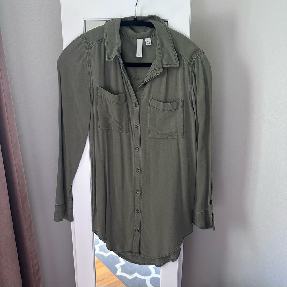 BP Olive Green Casual Shirt
